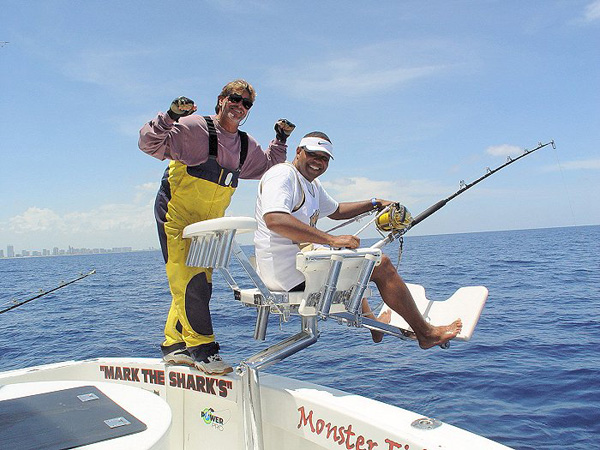 NBC'S GUY RAWLINGS and MARK THE SHARK