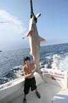 ANOTHER JR. ANGLER WITH TROPHY HAMMERHEAD