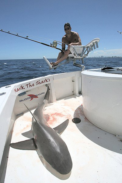 CHRIS WITH TROPHY SHARK