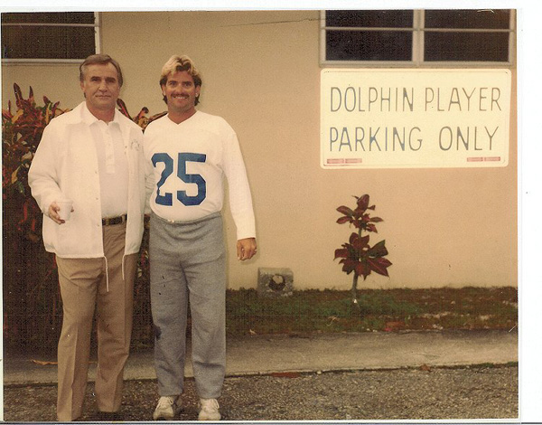 HALL OF FAME COACH DON SHULA and MARK THE SHARK