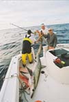 GREG AND CHACH WITH A BIG LONGTAIL BEFORE RELEASE