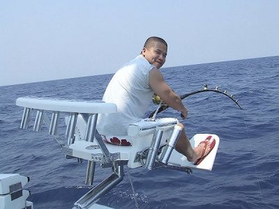 BATTLING A MONSTER SHARK