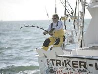 thumb MARK THE SHARK BATTLES A MONSTER SHARK ONBOARD THE FAMOUS STRIKER-1